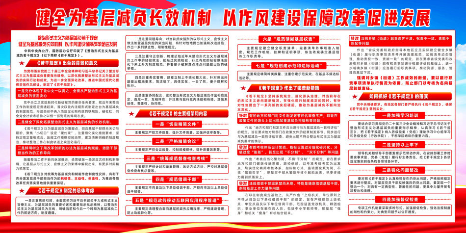 一图读懂整治形式主义为基层减负若干规定_第2张图 一图读懂整治形式主义为基层减负若干规定_第2张图