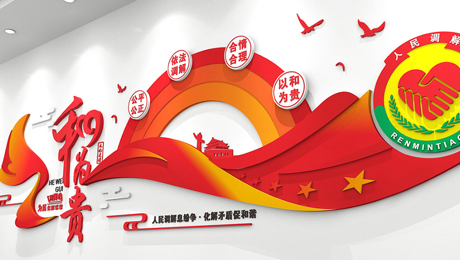 红色时尚渐变飘带党建调试室文化墙设计_第3张图 红色时尚渐变飘带党建调试室文化墙设计_第3张图